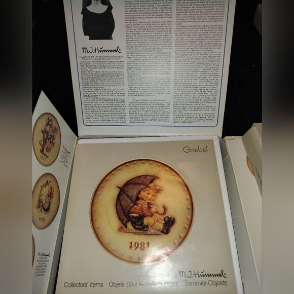 🙂Hummel Goebel Annual Plate 1981 in Original Box - Picture 4 of 6